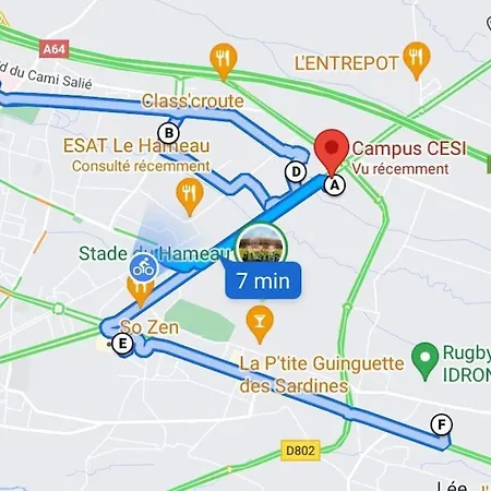 Apartmán Smart Casa + Terrasse Parking Gratuit 24/24 *